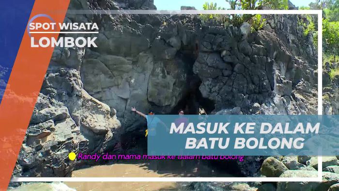 Mencoba Masuk ke Dalam Pura Batu Bolong, Lombok