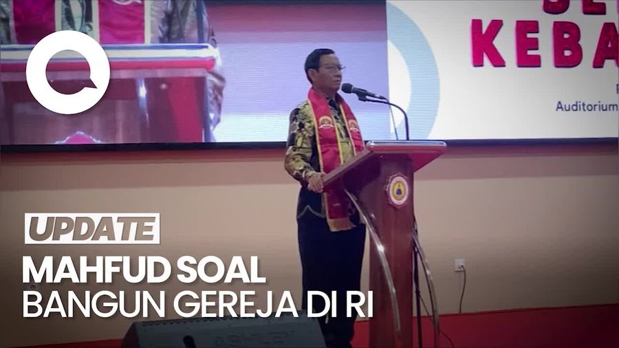 Jawaban Mahfud Saat Ditanya Sulitnya Membangun Gereja di Indonesia