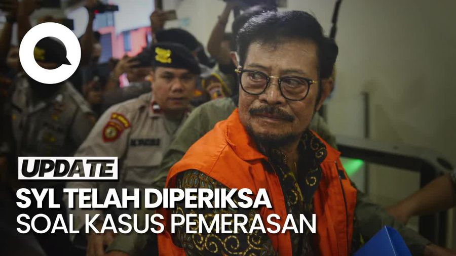 Diperiksa 8 Jam, SYL Sampaikan Apa yang Dialaminya ke Penyidik