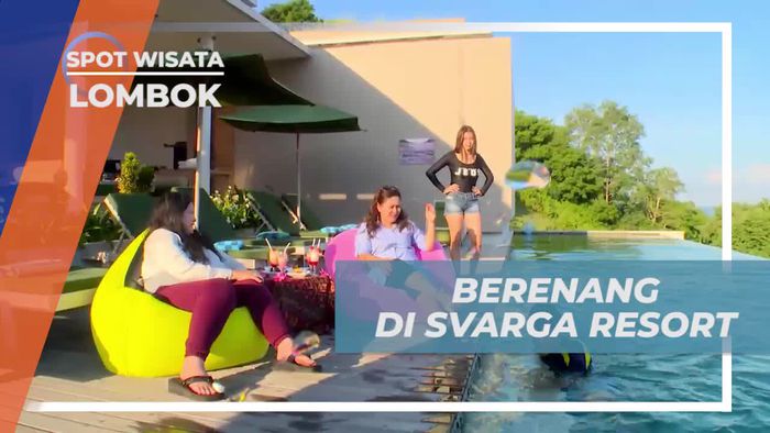 Berenang Seru Dengan Pemandangan Laut Lepas Lombok