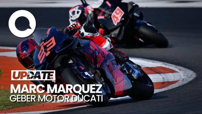 Gaya Marquez Geber Ducati, Luca Marini Tunggangi Honda
