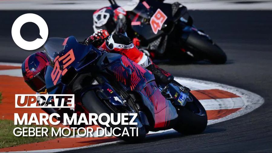 Gaya Marquez Geber Ducati, Luca Marini Tunggangi Honda