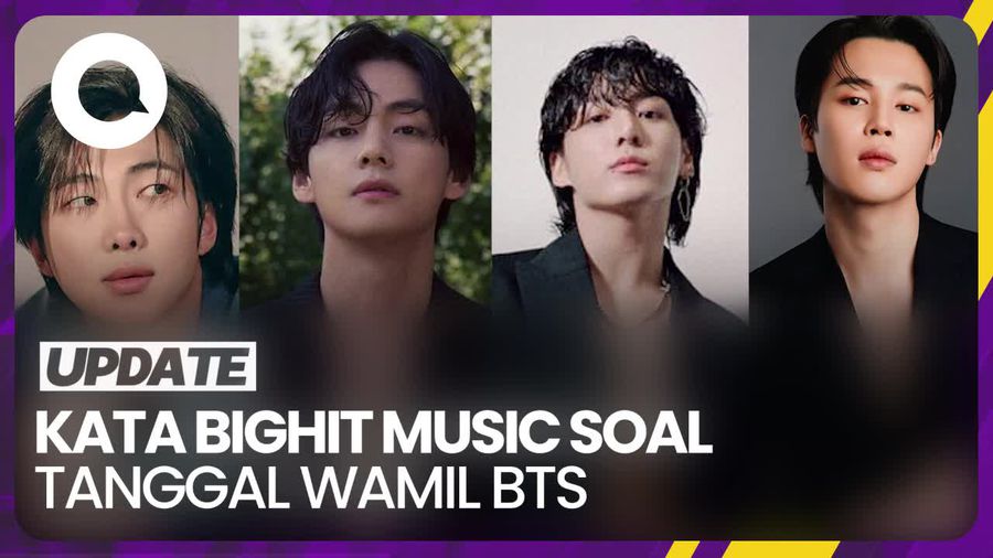 RM, Jimin, V, dan Jungkook BTS Dikabarkan Wamil Bulan Depan