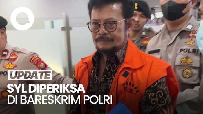 SYL Tiba di Bareskrim, Diperiksa Sebagai Saksi Kasus Pemerasan Firli
