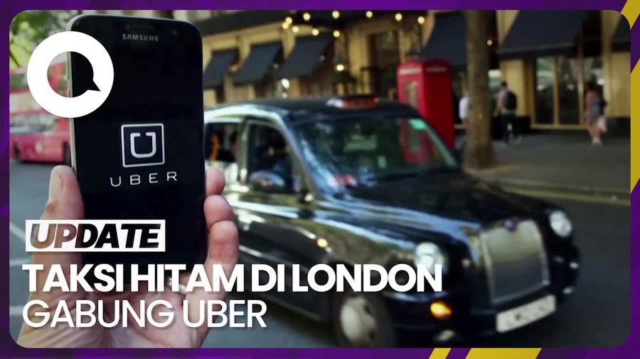 Taksi Hitam di London Bakal Pakai Aplikasi Uber Tahun Depan