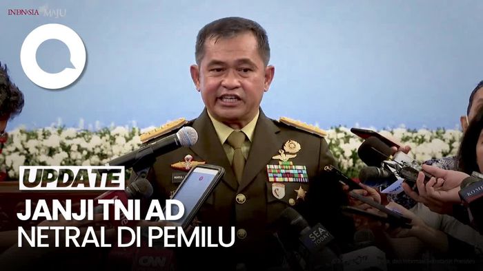 KSAD Ungkap Pesan Jokowi soal Pemilu: Tekankan Netralitas