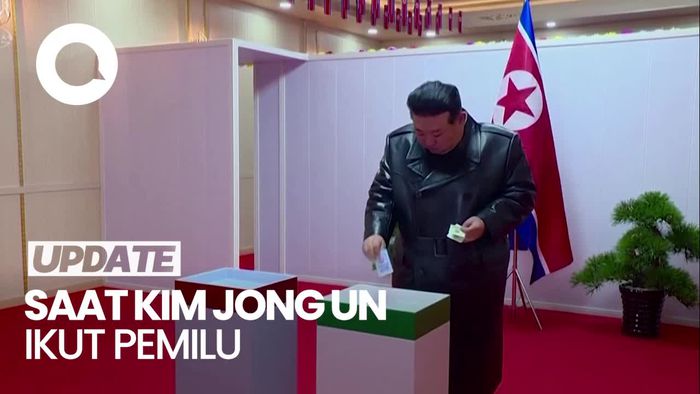 Momen Langka Kim Jong Un Ikut Pemilu Lokal di Korea Utara