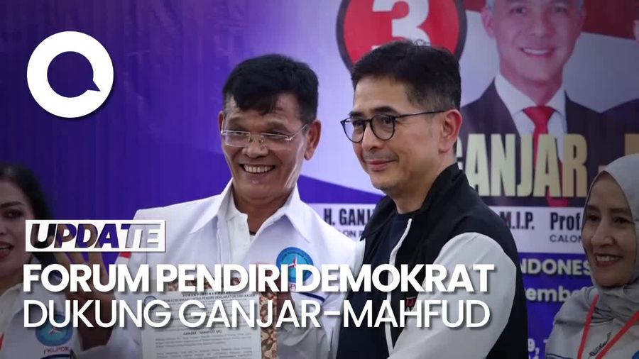 Forum Pendiri Demokrat Cabut Dukungan ke Prabowo, Kini Dukung Ganjar-Mahfud