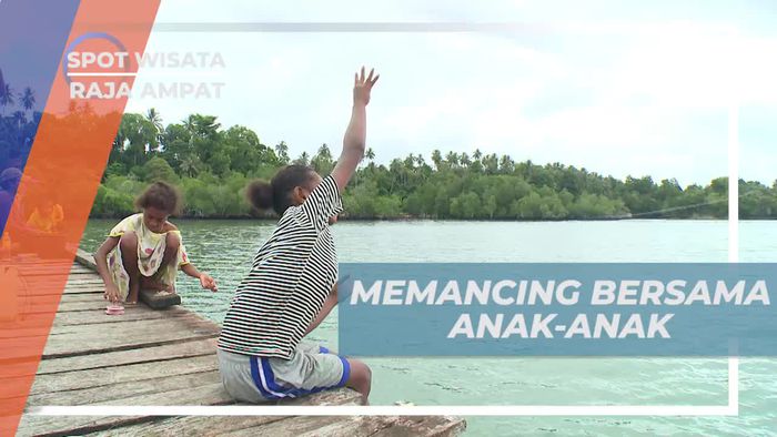 Ikut Memancing Seru Berama Anak-anak Pulau Tomolol Raja Ampat 