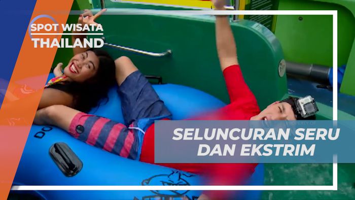 Mencoba Sensasi Seru Meluncur di Wahana Perosotan paling Ekstrim, Thailand