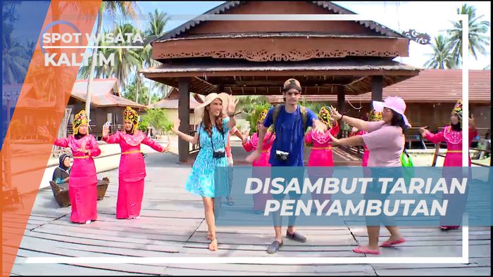 Sambutan Hangat Dengan Tarian Adat Khas Kepulauan Derawan, Kalimantan Timur