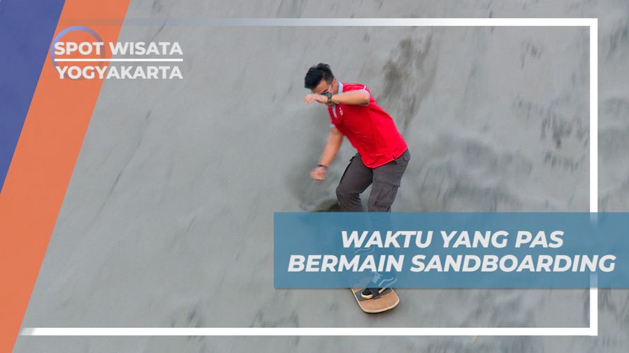 Seru-seruan Habiskan Waktu Bermain Sandboarding di Gumuk Pasir, Yogyakarta