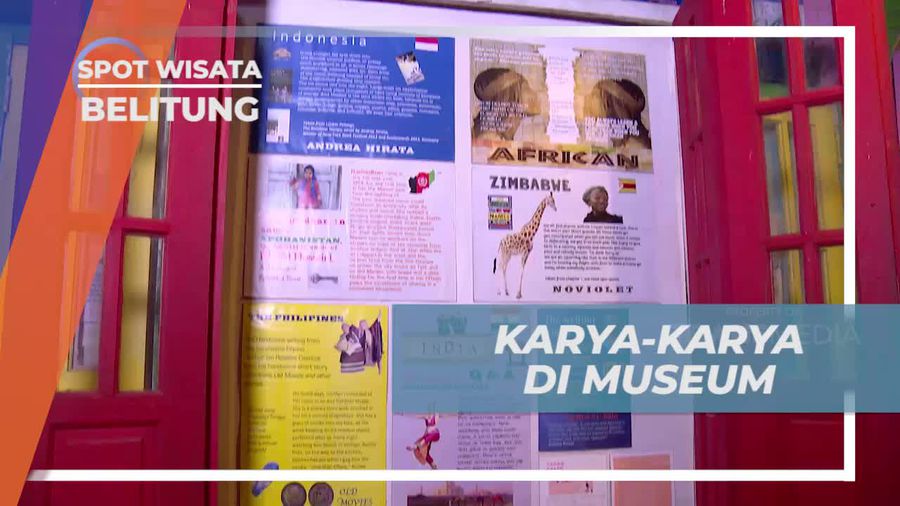 Melihat Dari Dekat Karya Penulis Ternama di Museum Kata Belitung