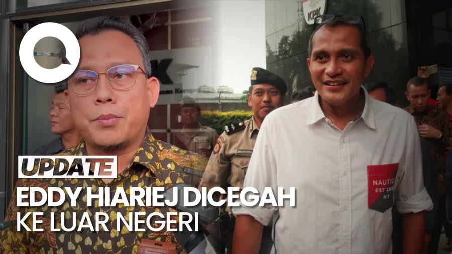 KPK Cegah Wamenkumham Eddy Hiariej ke Luar Negeri