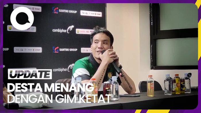 Desta Raih Kemenangan di Tenis The Juara Lawan Valentino