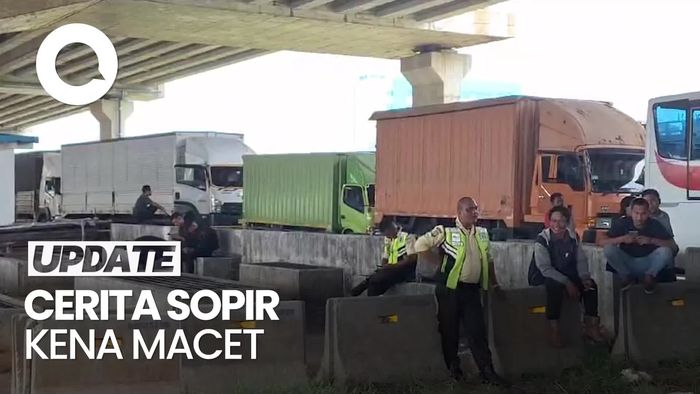Cerita Sopir Pengantar Barang Kena Macet Berjam-jam Imbas Demo Buruh