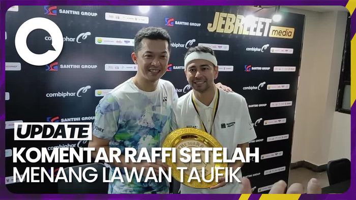 Menang Main Tenis, Raffi Ahmad Ingin Main Ganda dengan Taufik Hidayat