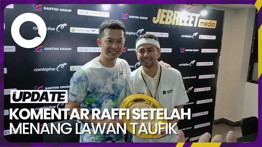 Menang Main Tenis, Raffi Ahmad Ingin Main Ganda dengan Taufik Hidayat