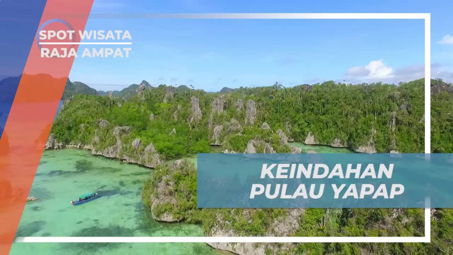 Bebatuan Karst dan Air Jernih, Indahnya Pulau Yapap Raja Ampat