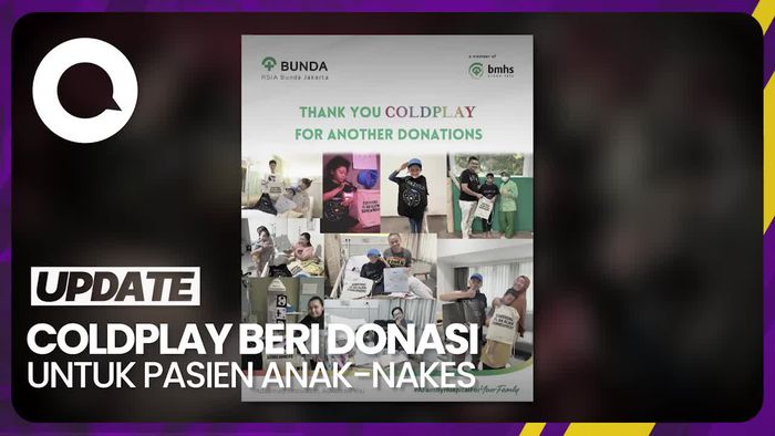 Donasi Coldplay untuk Pasien Anak dan Nakes di Jakarta