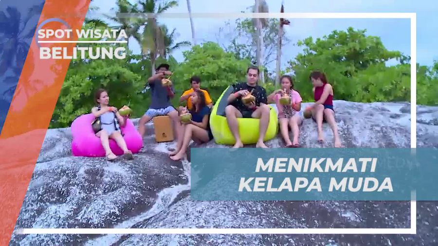 Menikmati Sensasi Segaral Kelapa Muda di Pulau Babi Kecil Belitung