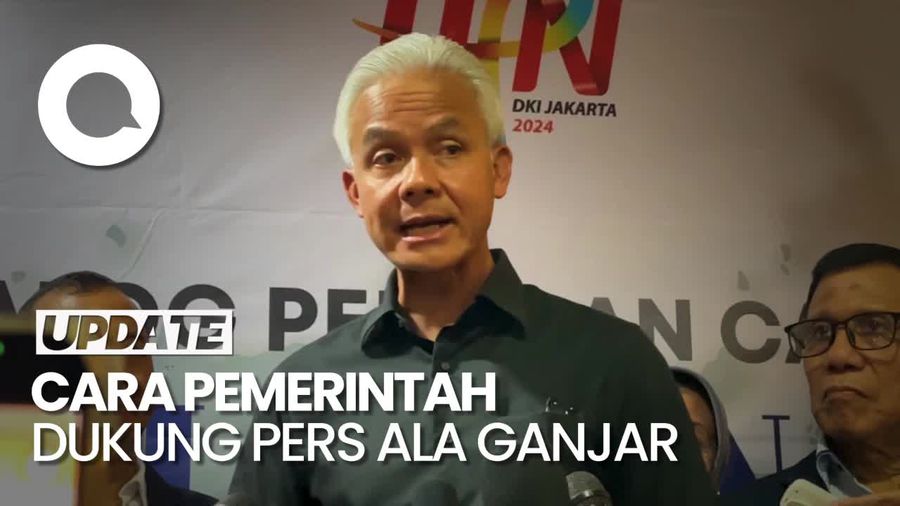 Ganjar Bicara Cara Pemerintah Dukung Pers: Tidak Baperan Saat Dikritik