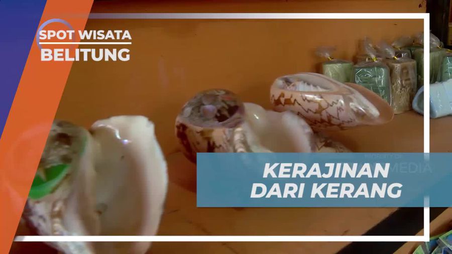Singgah ke Tempat Kerajinan Kerang Cantik di Belitung 