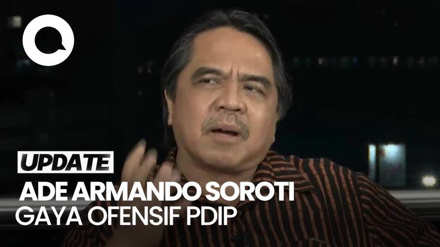 Ade Armando Nilai Gaya Ofensif PDIP ke Jokowi Sama Saja Bunuh Diri