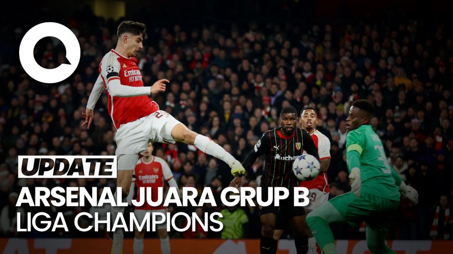 Arsenal Menang Telak 6-0 Atas Lens