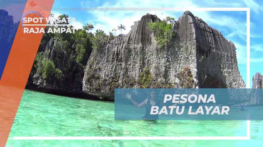 Melihat Dari Dekat Keindahan Batu Layar di Pulau Yapap Raja Ampat 