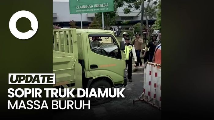 Momen Sopir Truk Diamuk Buruh Gegara Bilang Terima kasih Bikin Macet
