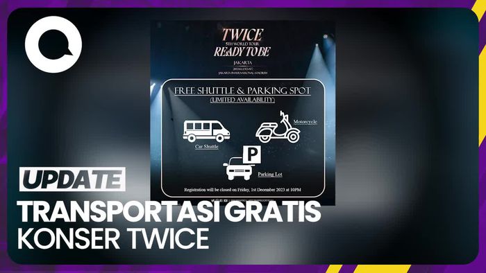 Antar Jemput Gratis untuk Penonton Konser TWICE di JIS