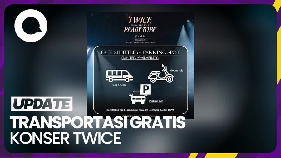Antar Jemput Gratis untuk Penonton Konser TWICE di JIS