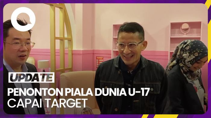 Sandiaga Klaim Target Penonton Piala Dunia U-17 Tercapai