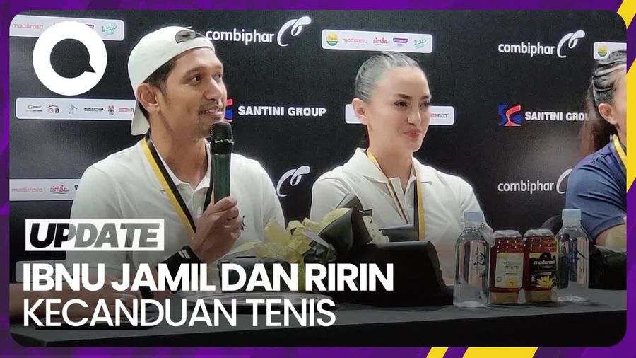 Meski Kalah, Ibnu Jamil dan Ririn Justru Kecanduan Main Tenis
