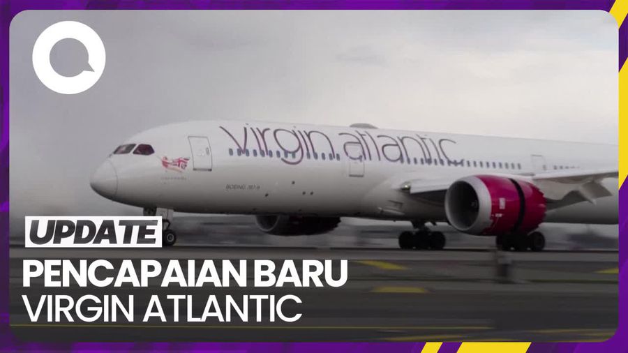 Jet Virgin Atlantic Sukses Terbang Pakai 100% Bahan Bakar Berkelanjutan