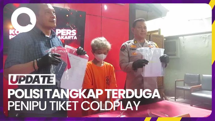 Raup Rp 50 Juta, Penipu Tiket Konser Coldplay di Yogya Ditangkap