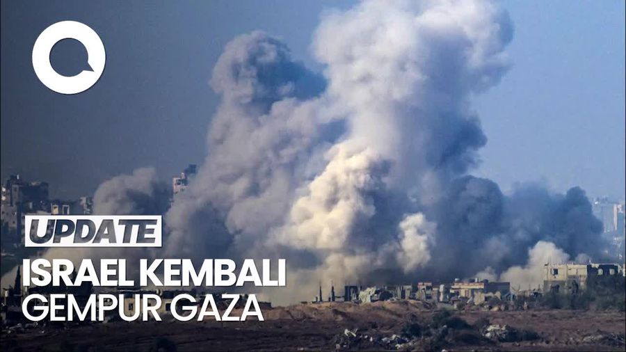 Israel Gempur Gaza Lagi Seusai Gencatan Senjata, 14 Warga Palestina Tewas