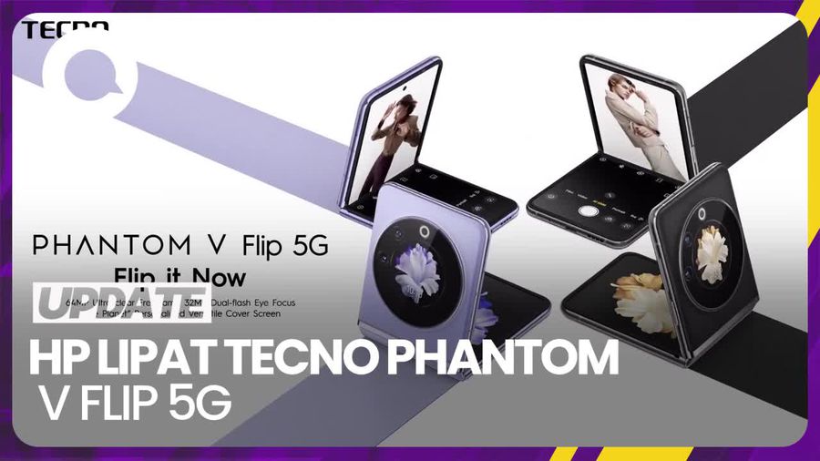 Spesifikasi HP Lipat TECNO Phantom V Flip 5G Harga Rp 8 Jutaan