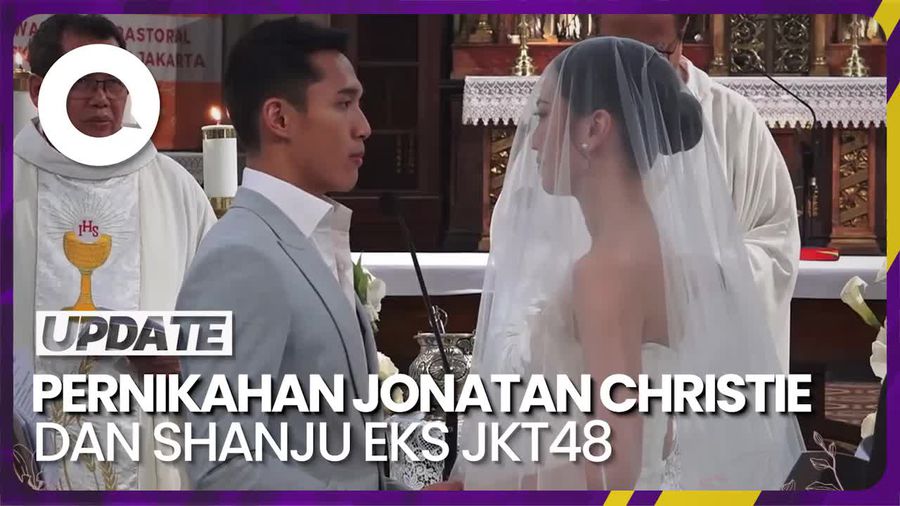 Kabar Bahagia, Jonatan Christie Resmi Nikah dengan Shanju Eks JKT48
