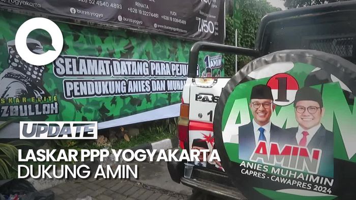 21 Laskar PPP di Yogyakarta Deklarasi Dukung AMIN di Pilpres 2024