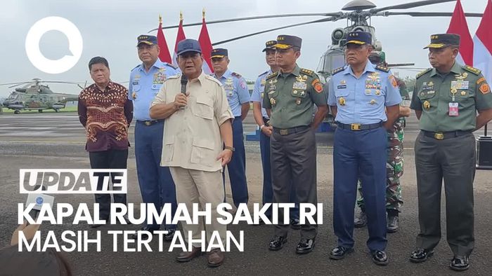 Prabowo Sebut Kapal RS Buat Gaza Belum Diizinkan Berlabuh oleh Mesir