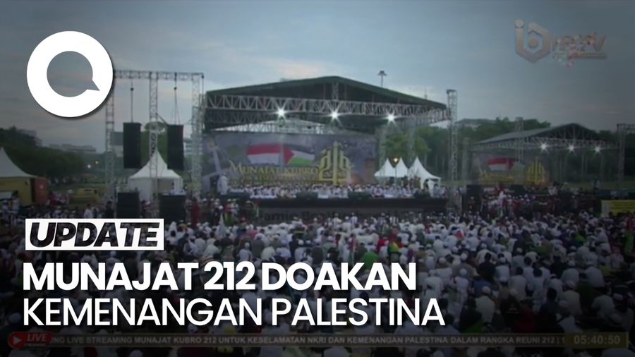Momen Massa Munajat 212 Doakan Kemenangan Palestina atas Israel