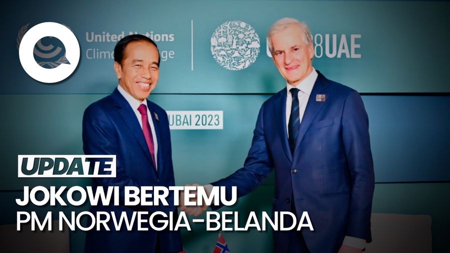 Momen Pertemuan Jokowi dengan PM Norwegia-PM Belanda di Sela COP28