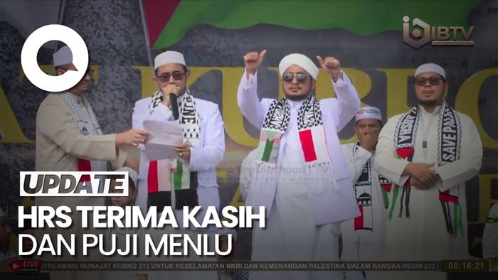 Pujian HRS untuk Retno Marsudi yang Konsisten Perjuangkan Palestina