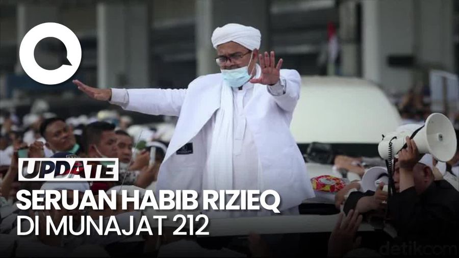 Seruan Habib Rizieq Terkait Palestina dan Pemilu 2024 di Munajat 212