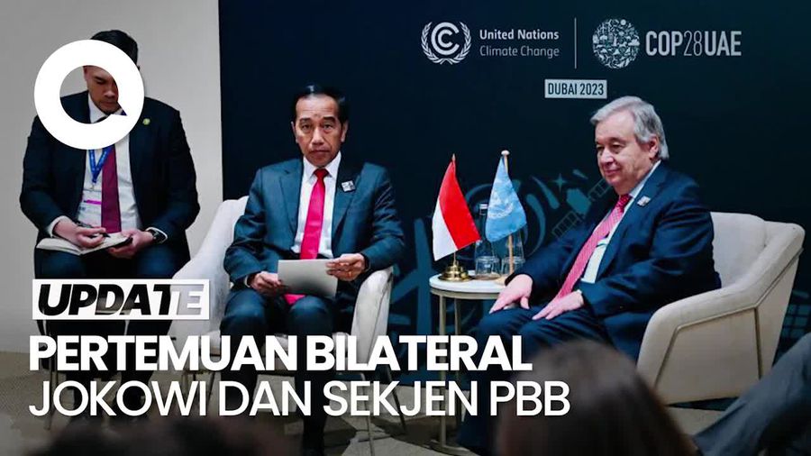 Jokowi Bertemu Sekjen PBB Bahas Iklim hingga Gaza