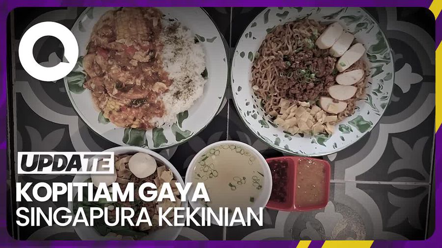 Ngopi di Senho Kopitiam yang Pakai Konsep Singapura Kekinian
