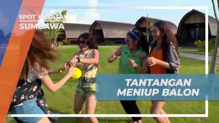 Tantangan Seru Meniup Balon di Sumbawa