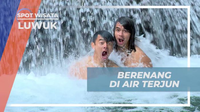 Merasakan Sensasi Dipijat di Air Terjun Salodik Luwuk Banggai